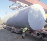 Резервуар горизонтальный стальной